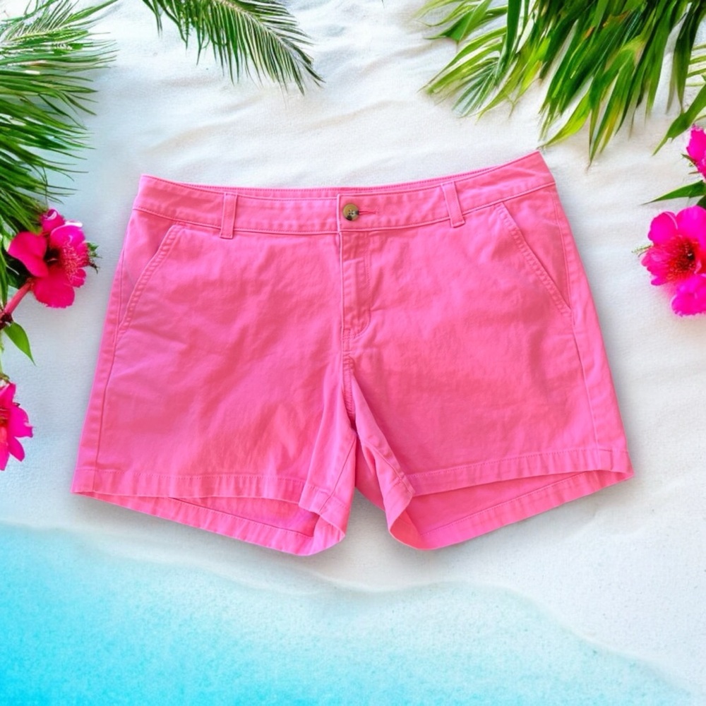 a.n.a Pink Cotton Twill Shorts